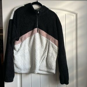 Colsie at Target pullover fleece, quarter zip